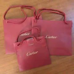 Cartier 赤 ショッパー 2枚セット