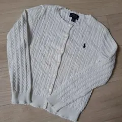 Polo Ralph Lauren ホワイトカーディガン 140cm