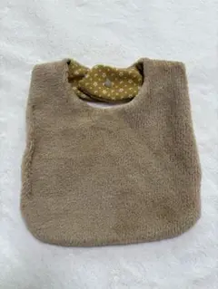 ハンドメイド　防水スタイ　ベージュ