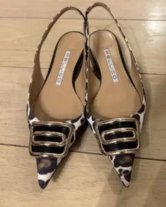 定価約8万円　PELLICO Due ANELLI レオパード CUORE 38のサムネイル