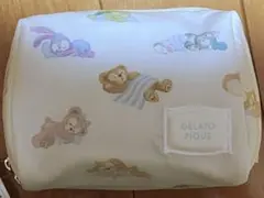 ダッフィー　ジェラピケ　総柄ポーチ