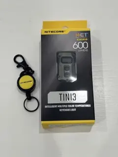 美品　Nitecore TINI3 キーチェーンLEDライトグレーのサムネイル
