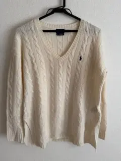 POLO RALPH LAUREN ドロップショルダー オーバーサイズニット美品