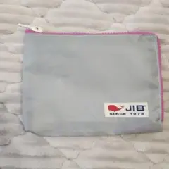 JIB マイクロクラッチラージM ポーチ グレー×ピンクのサムネイル