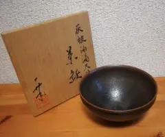 Sora　鎌田幸二作　灰被　油滴天目　茶碗　共箱　茶道具 Sora様専用 鎌田幸二作 灰被 油滴天目 茶碗 共箱 茶道具