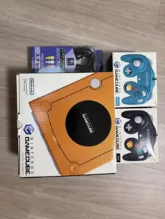 【箱付き】ゲームキューブ本体　GAMECUBE　オレンジ　その他付属品