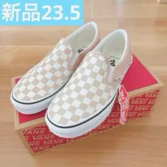 26cm US企画【VANS 】スリッポン チェッカー×オレンジブラウン - メルカリ
