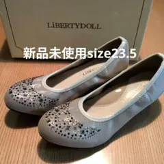 新品未使用♥LIBERTYDOLL ♥ビジュー付きフラットシューズのサムネイル