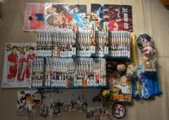 ハイキュー(非全巻 ·3冊欠品) 当時のジャンプに関連本とグッズ 多数追加セット