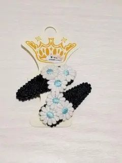 デイジーモチーフ ヘアピン 2個セット