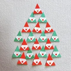 折り紙　ミニサンタクロース　20個