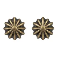 アポロコンチョ ゴールド ネジ式 2個セット 18mm スタッズ C010