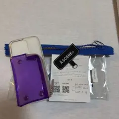 ASCENE クリアパープル iPhone15pro ケース