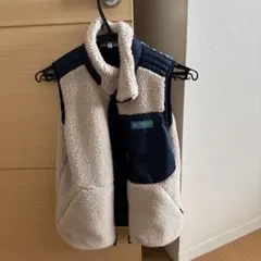 Columbia ダウンベスト M ネイビー/クリーム