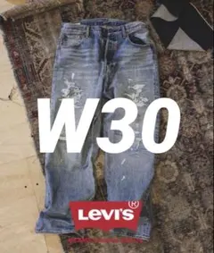 新品 BEAMS 501 Loose Crash & Repair Denimのサムネイル