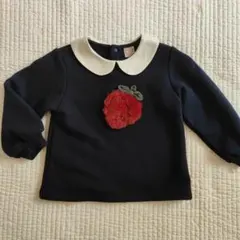 プティマイン　裏起毛トレーナー100