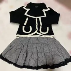 ☆美品☆ジャケット＆スカートSET 120cm 卒園式 入学式