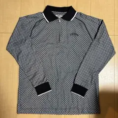 キャロウェイ　長袖シャツ　グレーチェック　M