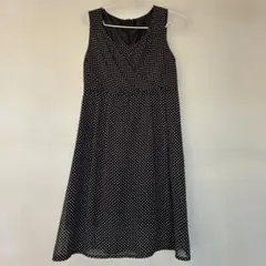 ワンピース　ノースリーブ　ドット柄のサムネイル
