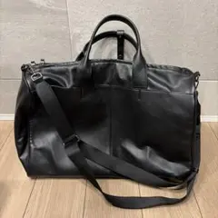 ZARA 合成皮革ボストンバッグ