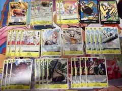 ワンピースカード 黄色 ルフィ デッキパーツ R以下 まとめ売り