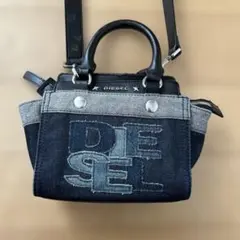 DIESEL デニムショルダーバッグ