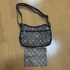 LeSportsac スヌーピー柄 ショルダーバッグ　デラックスエブリデイ