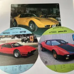 ペヤング 非売品 スーパーカー下敷き フェラーリ 昭和レトロ 超希少