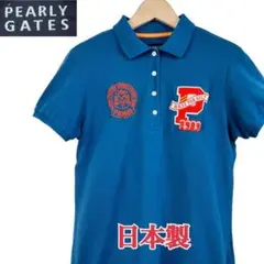 サイズ1★PEARLY GATES★日本製 半袖ポロシャツ T-2646