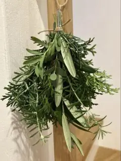 【数量限定】クリスマス　スワッグ　リース　ドライフラワー　コニファー　ナチュラル