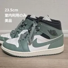Nike Air Jordan 1 ハイカット スニーカー グリーン/ホワイト