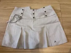 andmary Kika button mini skirt beige S - メルカリ