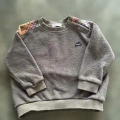 CLOUDY フリース トレーナー 90サイズ グレー