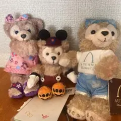 Aulani ホテル　ダッフィーシェリーメイ　autumn palete