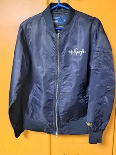 Mark Gonzales MA-1ジャケット ネイビー