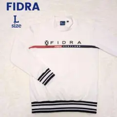 美品♡FIDRA 長袖モックネック L ホワイト 秋冬 防寒 防風 アウター