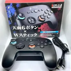 CYBER ゲーミングコントローラー 6B 無線タイプ Switch2 用