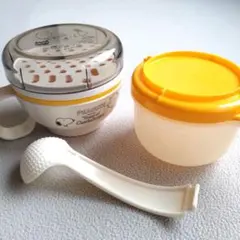 スヌーピー 離乳食 調理器具セット おかゆカップ付き