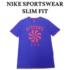 NIKE 風車ロゴビッグプリント Tシャツ ナイキ パープル 2トーンのサムネイル