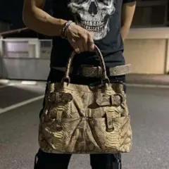 y2k✨Archive GUESS one shoulderbag Python - メルカリ