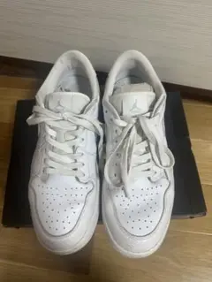 【新品未使用】 NIKE AIR JORDAN 1 LOW G 24.5㎝ 新品】24 5cm NIKE AIRJORDAN1 LOW GS TRIPLE WHITE ナイキ エア