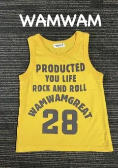 WAMWAMタンクトップ   子供服  キッズ 男の子120cm
