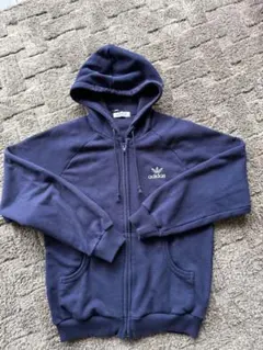 adidas Descente トレフォイル ジップパーカー 90s 80s