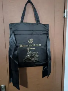 GW値引　Maison de FLEUR Kuromi トートバッグ 黒