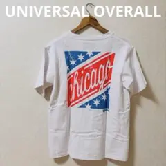 【UNIVERSAL OVERALL】バックプリント半袖Tシャツ•ホワイト•Mのサムネイル