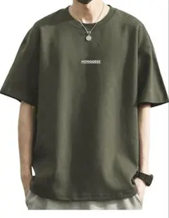 新品✨XL カーキ 半袖 Tシャツ ODFMCE クルーネック