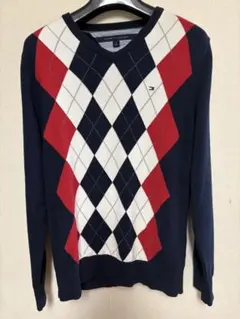 TOMMY HILFIGER ダイヤモンドパターンセーター