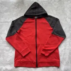 Champion　レッド/グレー フード付きジャケット　XLサイズ