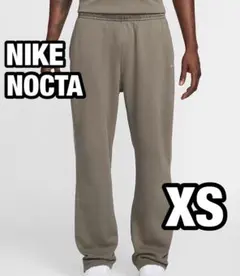 【完売商品】NIKE NOCTA グレー スウェットパンツ Nike NOCTA フリースCS オープンヘム スウェットパンツ グレー M