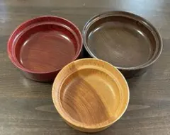 【値下げ】aeru 木の器 3点セット ベビー食器のサムネイル